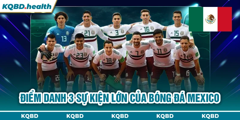 Điểm danh 3 sự kiện lớn của bóng đá Mexico